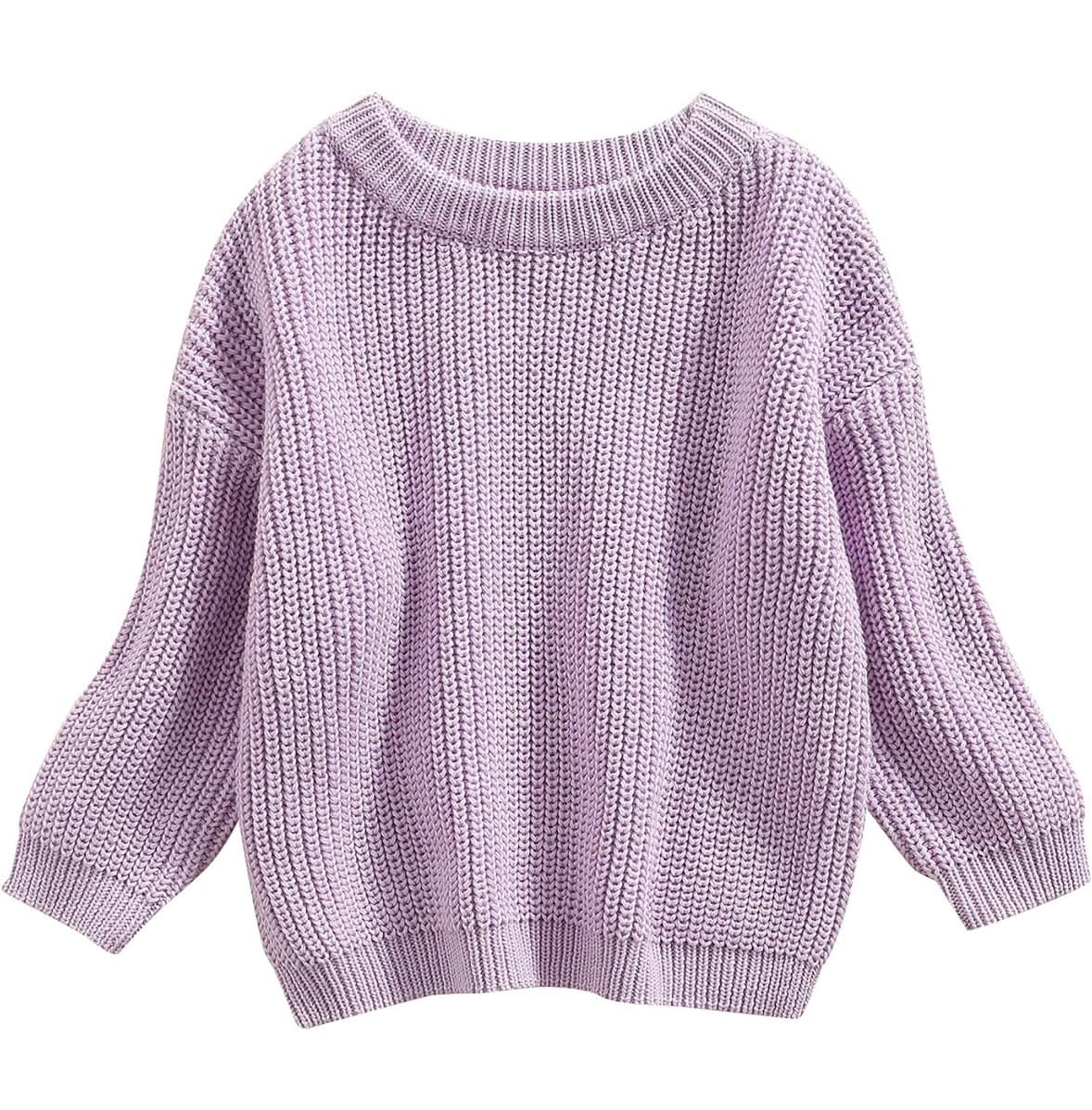 Lavender knit sweater