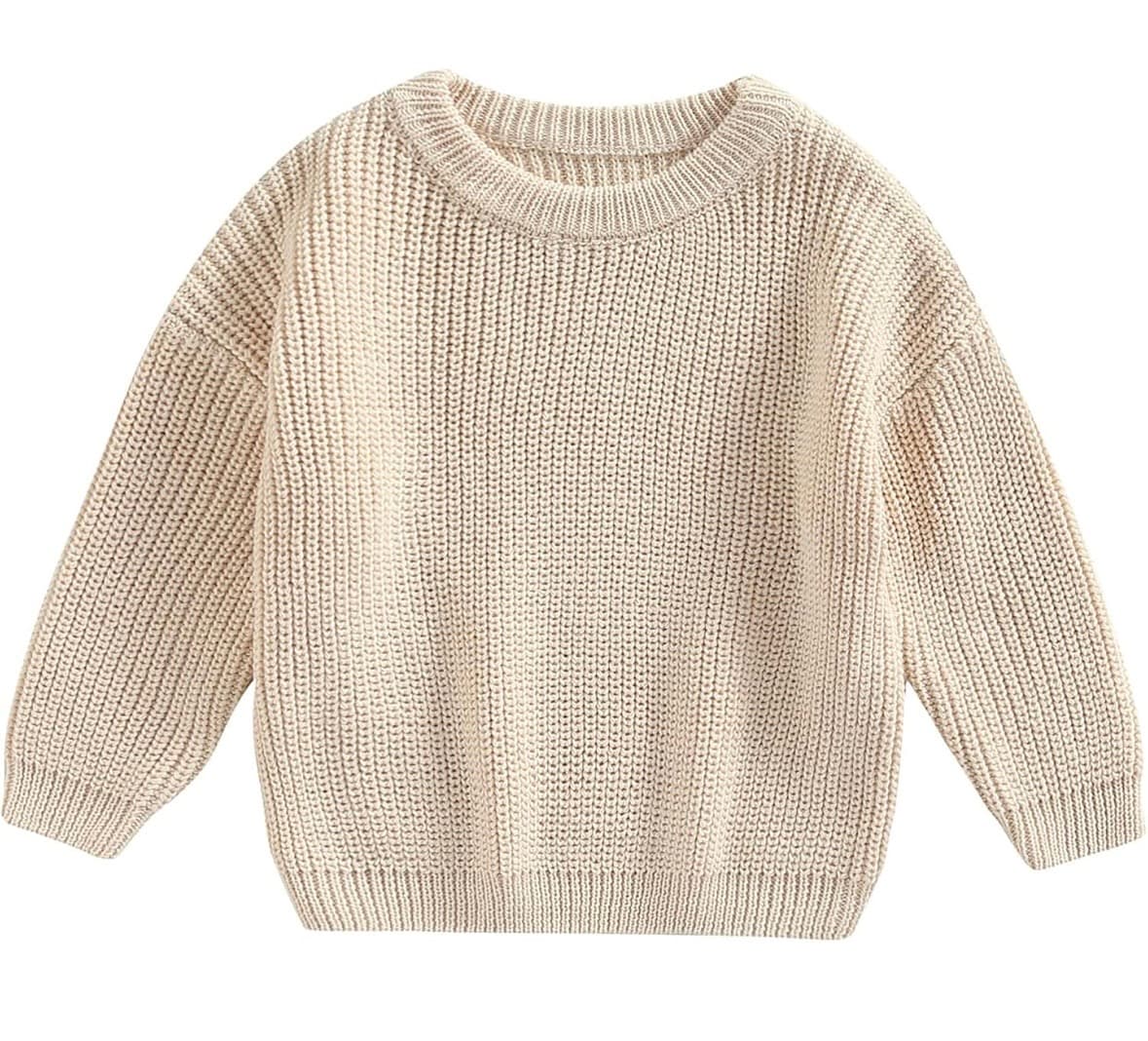 Beige knit sweater