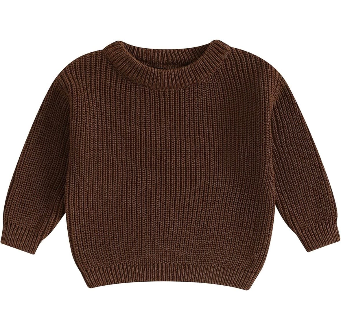 Brown knit sweater